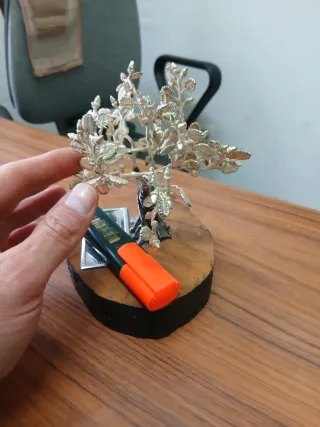 Encina de plata artesanal