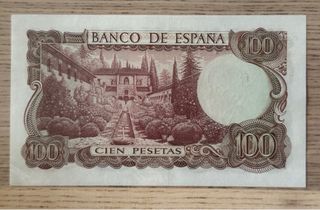 Billete 100 pesetas 1970 Falla Bajísimo