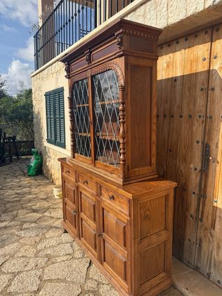 Aparador Vitrina vintage estilo Castellano