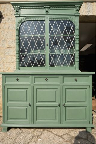 Aparador Vitrina vintage estilo Castellano