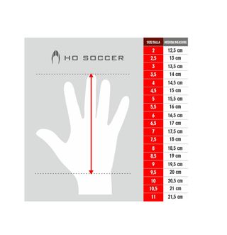 HO SOCCER Guantes de Portero Talla 3.5 - 14 cm