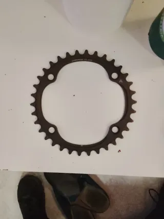 Plato Bici Pinarello Carbono Pequeño