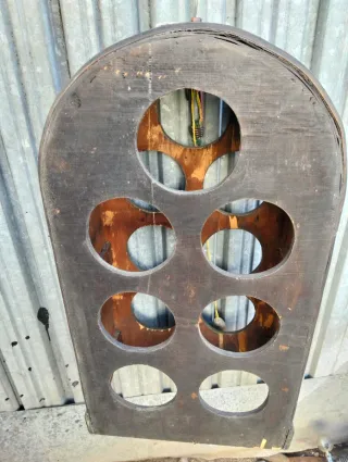 Botellero madera para 7 botellas
