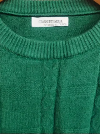 Vintage Jersey Gransuetemoda De Oro verde talla XL