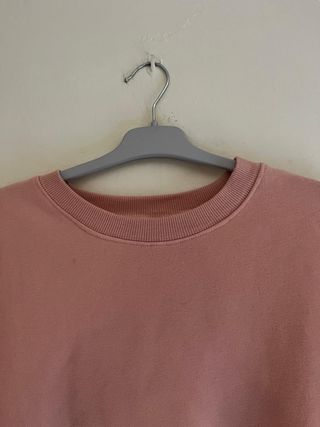 Sudadera Shein L Rosa Pastel Oversize | Sweat Rose