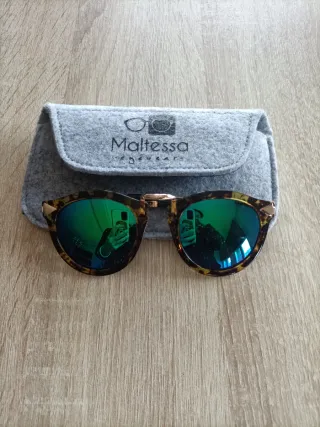 Gafas de sol Maltessa Tortoise/Verde