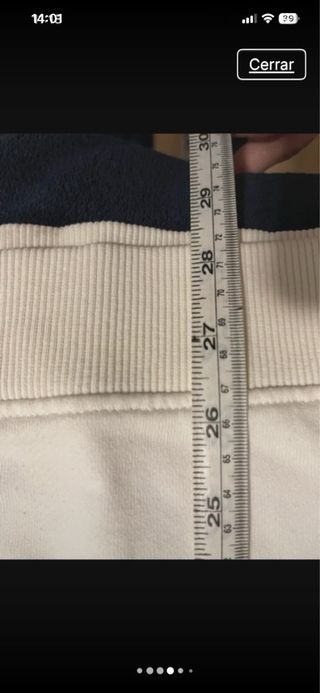 Sudadera Scalpers blanca con calavera