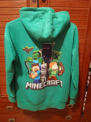 Sudadera Minecraft Talla 11 a 12 años