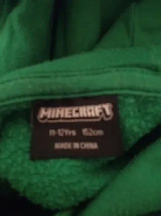 Sudadera Minecraft Talla 11 a 12 años