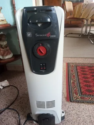 Radiador eléctrico blanco