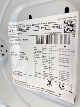 Placa de gas Bosch 4 fuegos 60 cm