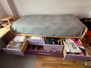 Dormitorio juvenil cama nido