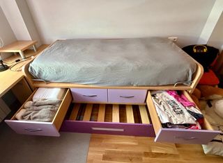 Dormitorio juvenil cama nido