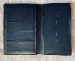 Cartera Piel Ecológica Azul