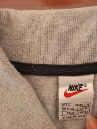 Jersey Nike Vintage Gris Talla M