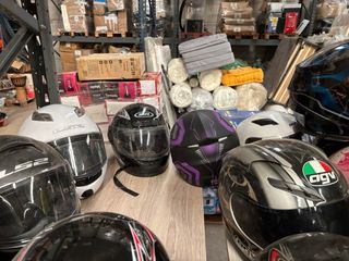 Cascos Moto y Bici Varios Colores