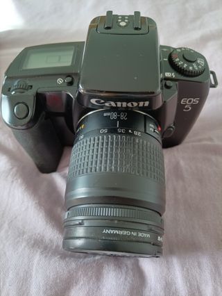 Canon EOS 5 Analógica + objetivo