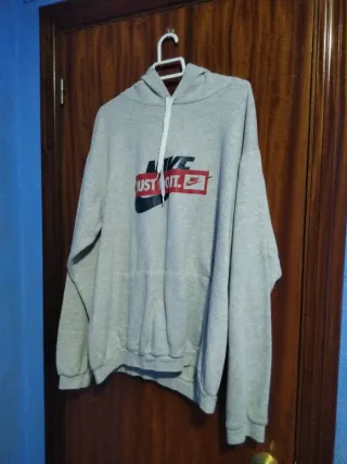 Sudadera Nike Gris Talla M-L