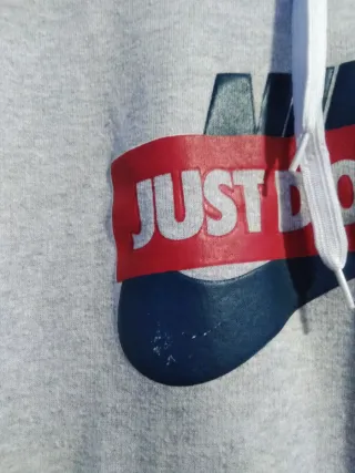 Sudadera Nike Gris Talla M-L