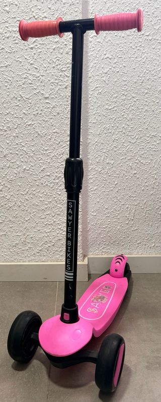 Patinete infantil ajustable ruedas led