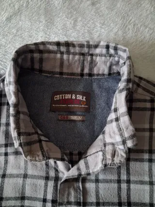 Camicia Flanella Cotton & Silk Uomo