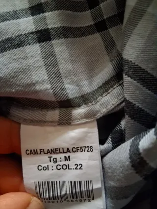 Camicia Flanella Cotton & Silk Uomo
