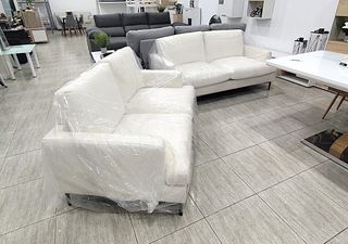 SOFA MORETTI 3 +2 PLAZAS BLANCO!! GRAN OFERTA !!