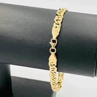 PULSERA TIPO CARTIER TIGRE. Hueca. Oro 18k.
