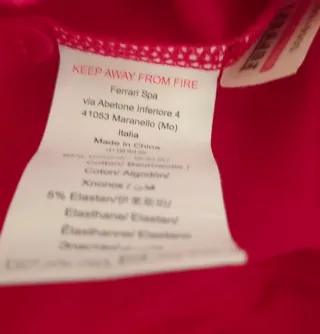 Maglia Polo Scuderia Ferrari Tg M