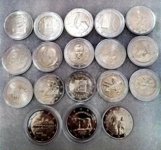 Lote 28 monedas 2025 Varios Países