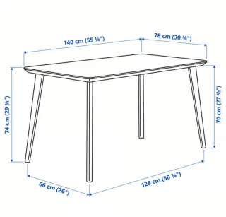 Comedor 4 Sillas Madera