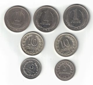 Lotto 7 Monete El Salvador
