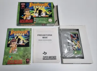 🇪🇺🇪🇦 Prehistorik Man Super Nintendo Snes Nes