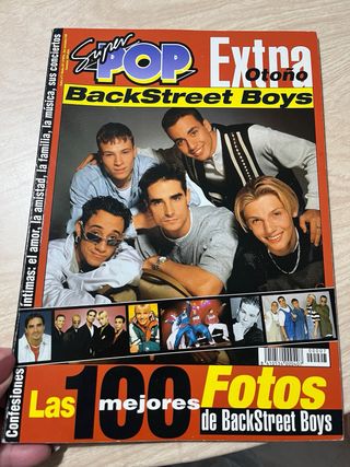 Conjunto Revistas y pegatinas Backstreet Boys