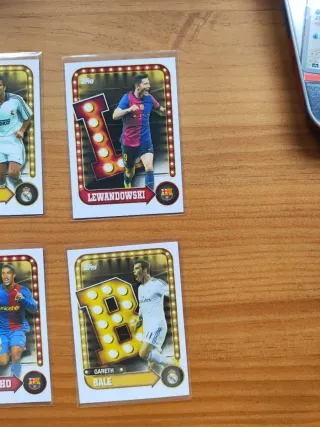 Cartas Name in Lights Real Madrid y FC Barcel