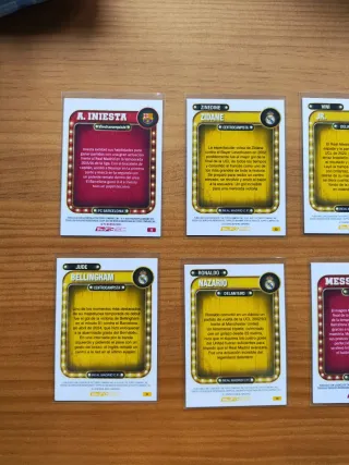 Cartas Name in Lights Real Madrid y FC Barcel