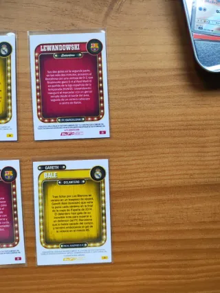 Cartas Name in Lights Real Madrid y FC Barcel