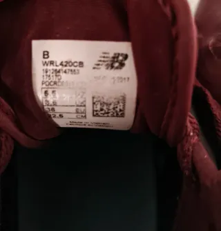 Zapatillas NEW BALANCE 420 burdeos TALLA 36
