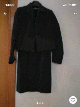 Traje de vestir negro