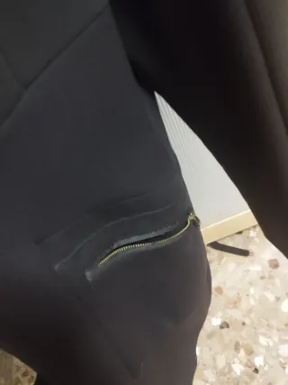 Elegante abrigo Zara negro