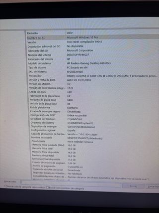 PC Gaming HP GTX 1060 6gb