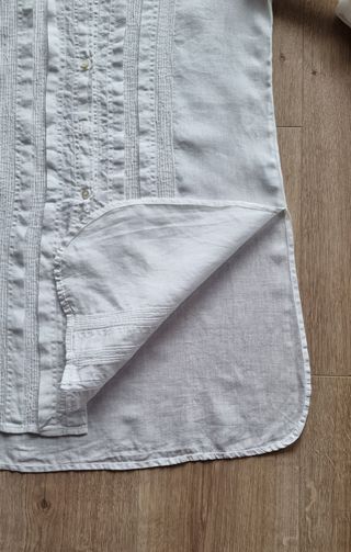 Camicia Radbill Lino Bianca Tg S