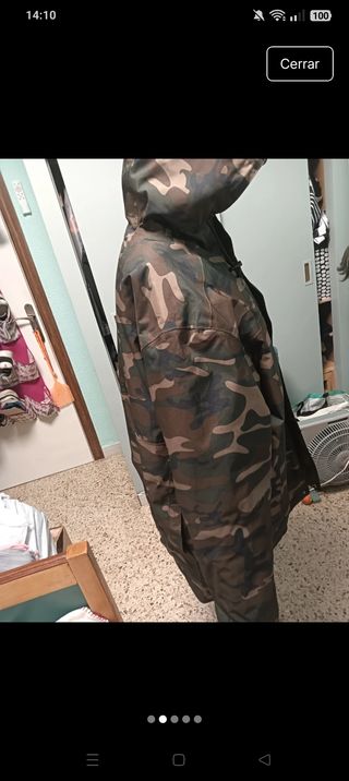 Anorak militar nieve