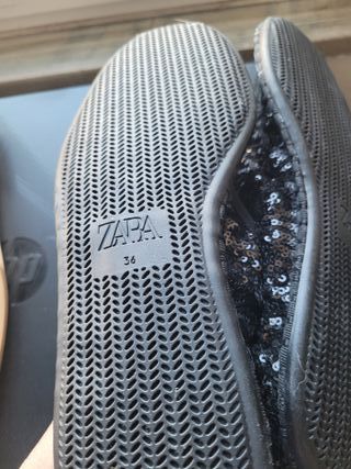 Bailarinas Zara doradas Talla 35