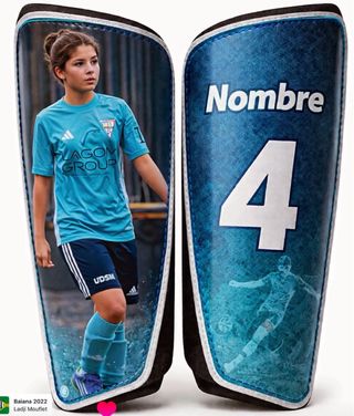 Espinilleras de fútbol personalizadas