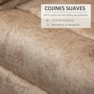 Sillón Relax Reclinable Manual Beige