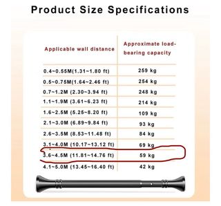 Varão de cortinas extensível até 4.5m