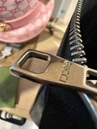 Borsa a spalla Gucci nera da uomo