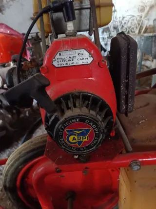 Carretilla herbicida fumigador