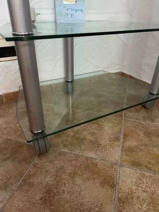 Mesa auxiliar cristal 12mm